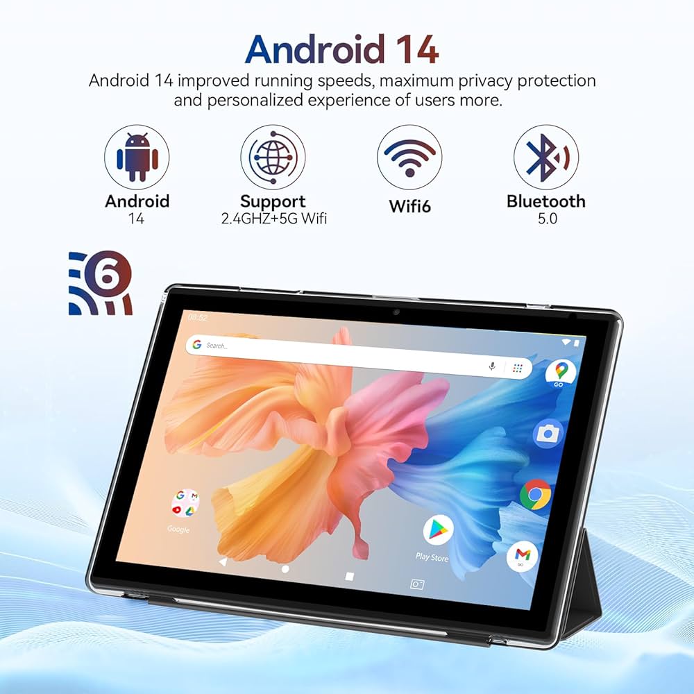 ❣️新品❣️タブレット 10インチ Android14 12GB+64GB Amazon.com : Android 14 Octa-Core 10 inch Tablet, 12GB RAM +